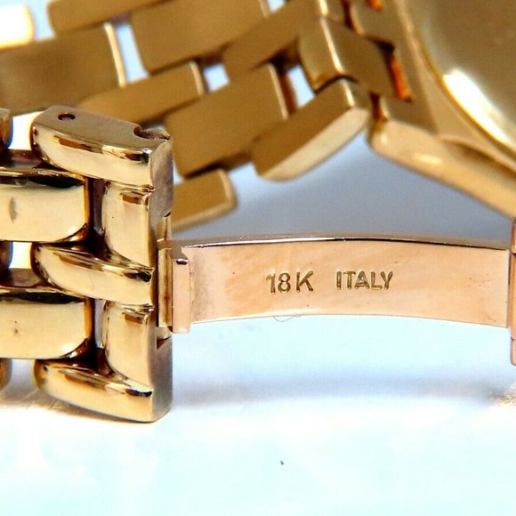 Cyma ladies gold diamond watch 14 karat